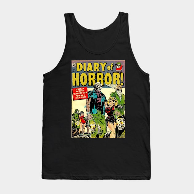 Diary of Horror Tank Top by IcarusPoe